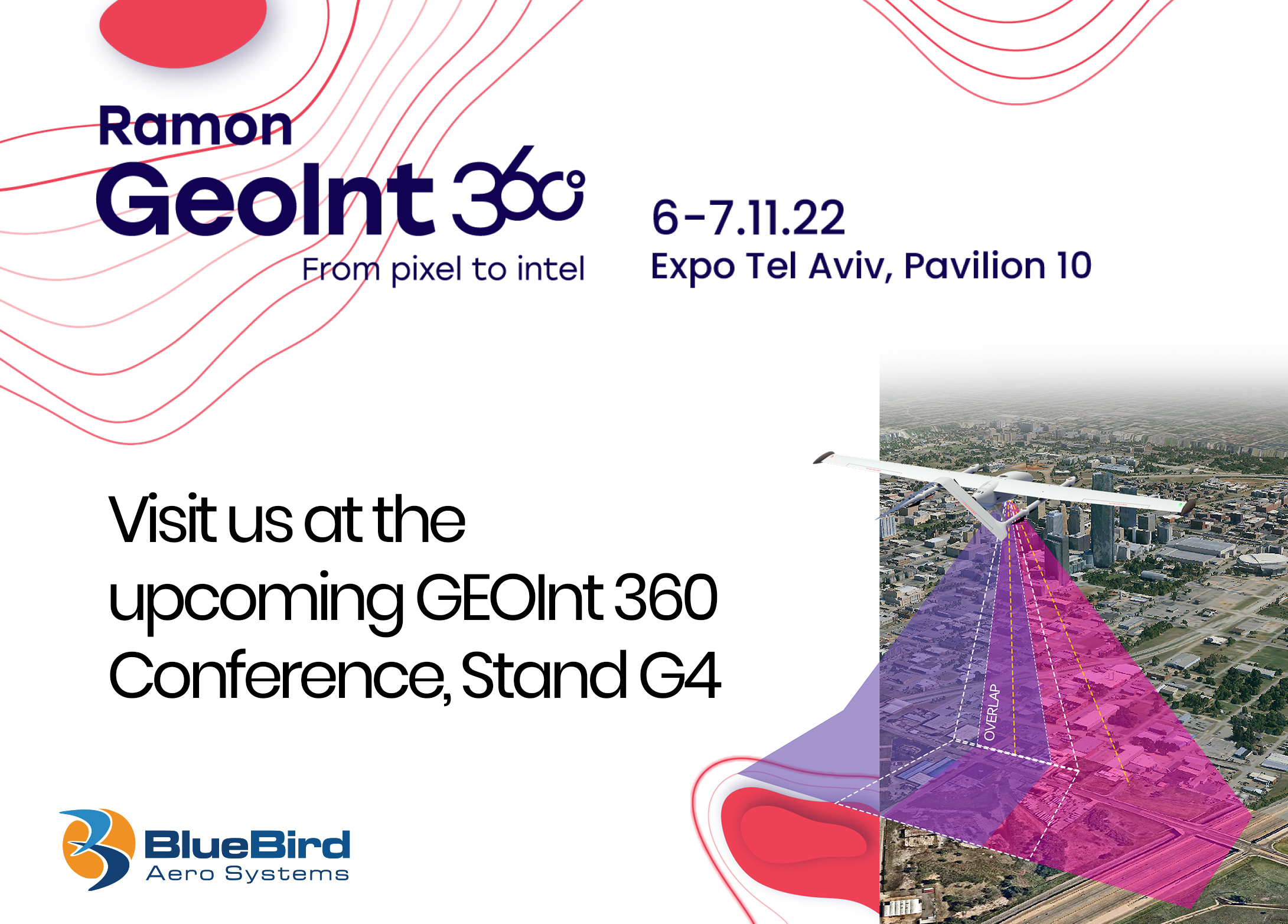 Read more about the article BlueBird to Exhibit and showcase at the upcoming GEOInt 360, TLV – 6-7.11.22